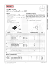 FGH40T65SPD-F155 Datasheet Page 2