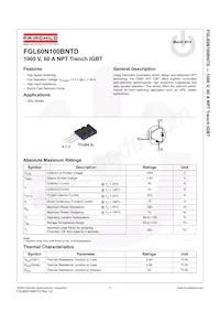 FGL60N100BNTDTU Datasheet Pagina 2