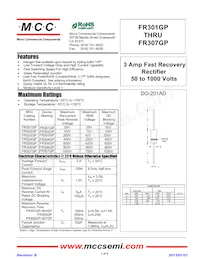 FR305GP-TP Datasheet Copertura