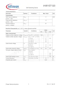 IHW15T120FKSA1 Datasheet Pagina 3