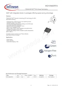 IKD10N60RFAATMA1 Datenblatt Seite 2