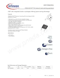 IKD15N60RAATMA1 Datasheet Pagina 2