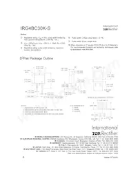 IRG4BC30K-STRLP數據表 頁面 8