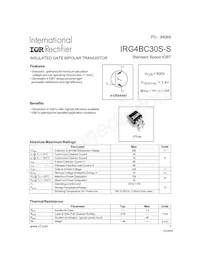 IRG4BC30S-STRLP Datasheet Copertura