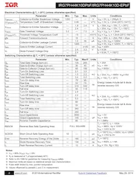 IRG7PH44K10DPBF Datasheet Page 2