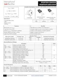 IRG8P50N120KD-EPBF Datenblatt Cover