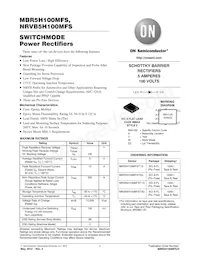 MBR5H100MFST3G數據表 封面