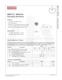 MBR760 Datasheet Pagina 2