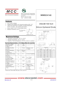 MMBD4148-TP Datenblatt Cover