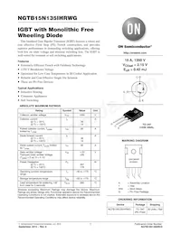 NGTB15N135IHRWG Datasheet Copertura