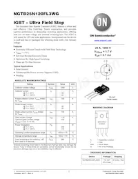 NGTB25N120FL3WG Datasheet Copertura