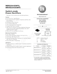 NRVB2045EMFST1G Datasheet Copertura