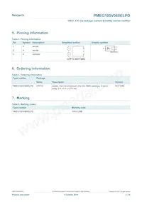 PMEG100V080ELPDAZ Datasheet Pagina 2