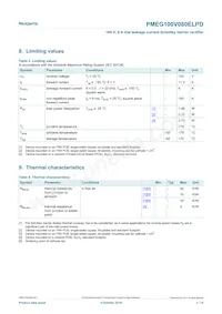 PMEG100V080ELPDAZ數據表 頁面 3