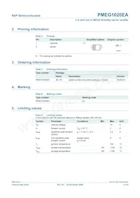 PMEG1020EA Datasheet Page 3