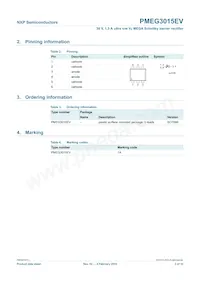 PMEG3015EV Datasheet Pagina 3