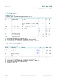 PMEG4030EP Datasheet Pagina 3