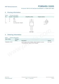 PSMN4R6-100XS Datasheet Pagina 3