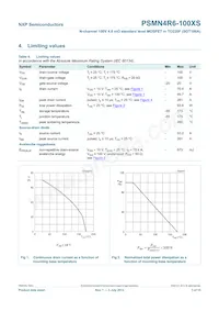 PSMN4R6-100XS數據表 頁面 4