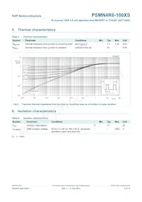 PSMN4R6-100XS數據表 頁面 6