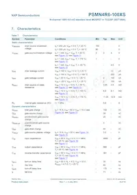 PSMN4R6-100XS數據表 頁面 7