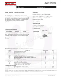 RUR1S1560S9A Datasheet Pagina 2