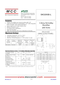 SK3200B-LTP Datenblatt Cover