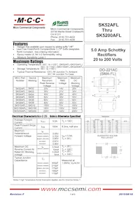 SK55AFL-TP Datasheet Cover