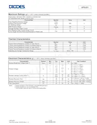 UF5JD1-13 Datasheet Pagina 2