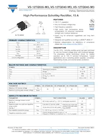 VS-12TQ045-M3 Datasheet Copertura