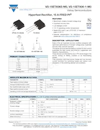 VS-15ETX06STRR-M3數據表 封面