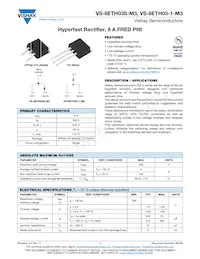 VS-8ETH03STRR-M3 Datasheet Copertura