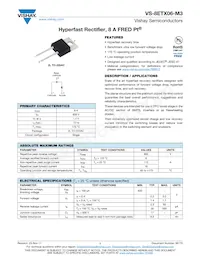 VS-8ETX06-M3 Datasheet Copertura