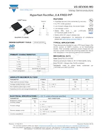 VS-8EVX06-M3/I Datasheet Cover