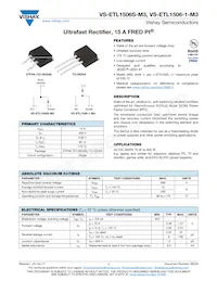 VS-ETL1506STRR-M3 Datasheet Cover