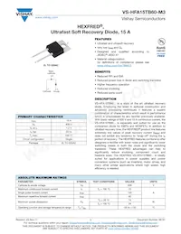 VS-HFA15TB60-M3 Datasheet Copertura