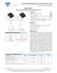 VS-HFA15TB60SR-M3 Datasheet Copertura