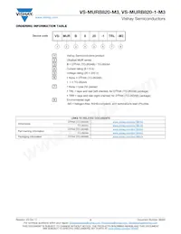 VS-MURB820TRR-M3 Datasheet Page 5