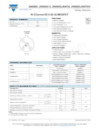 2N6660JTXV02 Datasheet Copertura