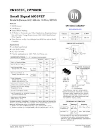 2N7002KT3G Datasheet Copertura