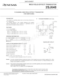 2SJ648-T1-A Datasheet Pagina 3