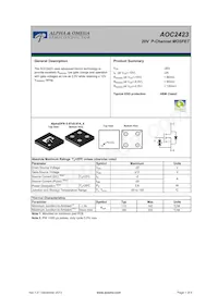 AOC2423 Datenblatt Cover