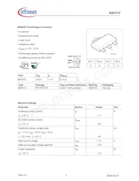 BSP372L6327HTSA1 Datenblatt Cover