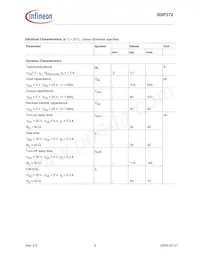 BSP372L6327HTSA1 Datenblatt Seite 3