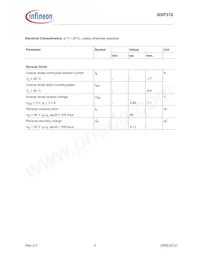 BSP372L6327HTSA1 Datenblatt Seite 4