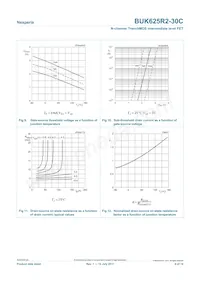 BUK625R2-30C Datasheet Pagina 8