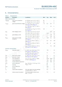 BUK653R4-40C Datasheet Pagina 7