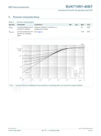 BUK714R1-40BT Datasheet Pagina 6