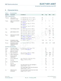 BUK714R1-40BT Datasheet Pagina 7