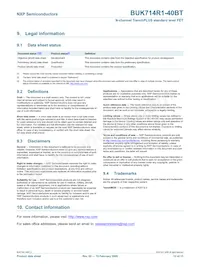 BUK714R1-40BT Datasheet Pagina 13